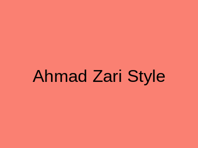 Ahmad Zari Style Gulberg 3 Lahore