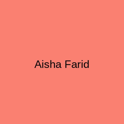 Aisha Farid Bridals Gulberg 3 Lahore