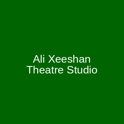 Ali Xeeshan Theater Studio Karachi Pakistan