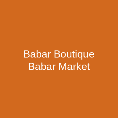 Babar Boutique Anarkali Lahore
