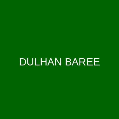 DULHAN BAREE North Nazimabad Karachi