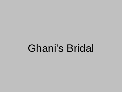 Ghani's Bridal Anarkali Lahore
