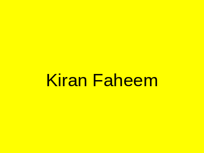 Kiran Faheem Bridals Gulberg 3 Lahore