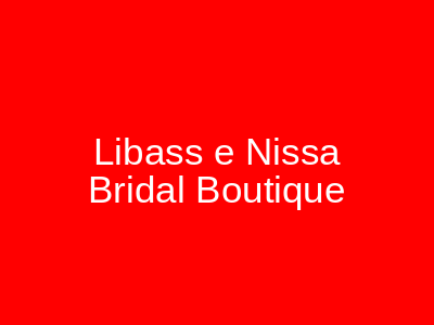 Libass e Nissa Bridal Boutique
