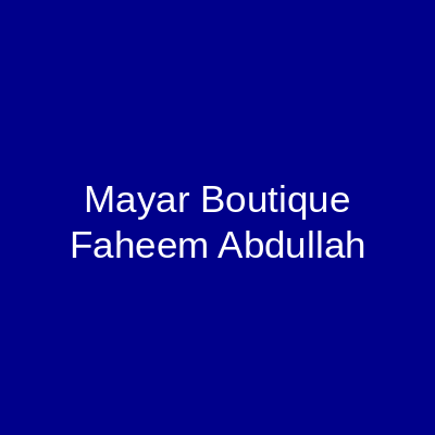 Mayar Boutique by Faheem Abdullah Karachi