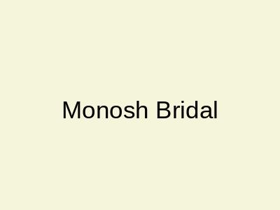 Monosh Bridal KDA Market Karachi