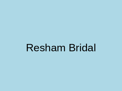 Resham Bridal Glamour One Karachi