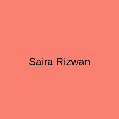 Saira Rizwan Gulberg III Lahore
