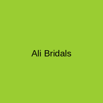 Ali Bridals Laal Haveli Rawalpindi