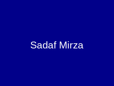 Sadaf Mirza Couture Islamabad