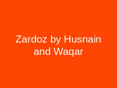 Zardoz by Husnain and Waqar