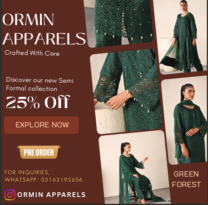 Ormin Apparel sidebanner
